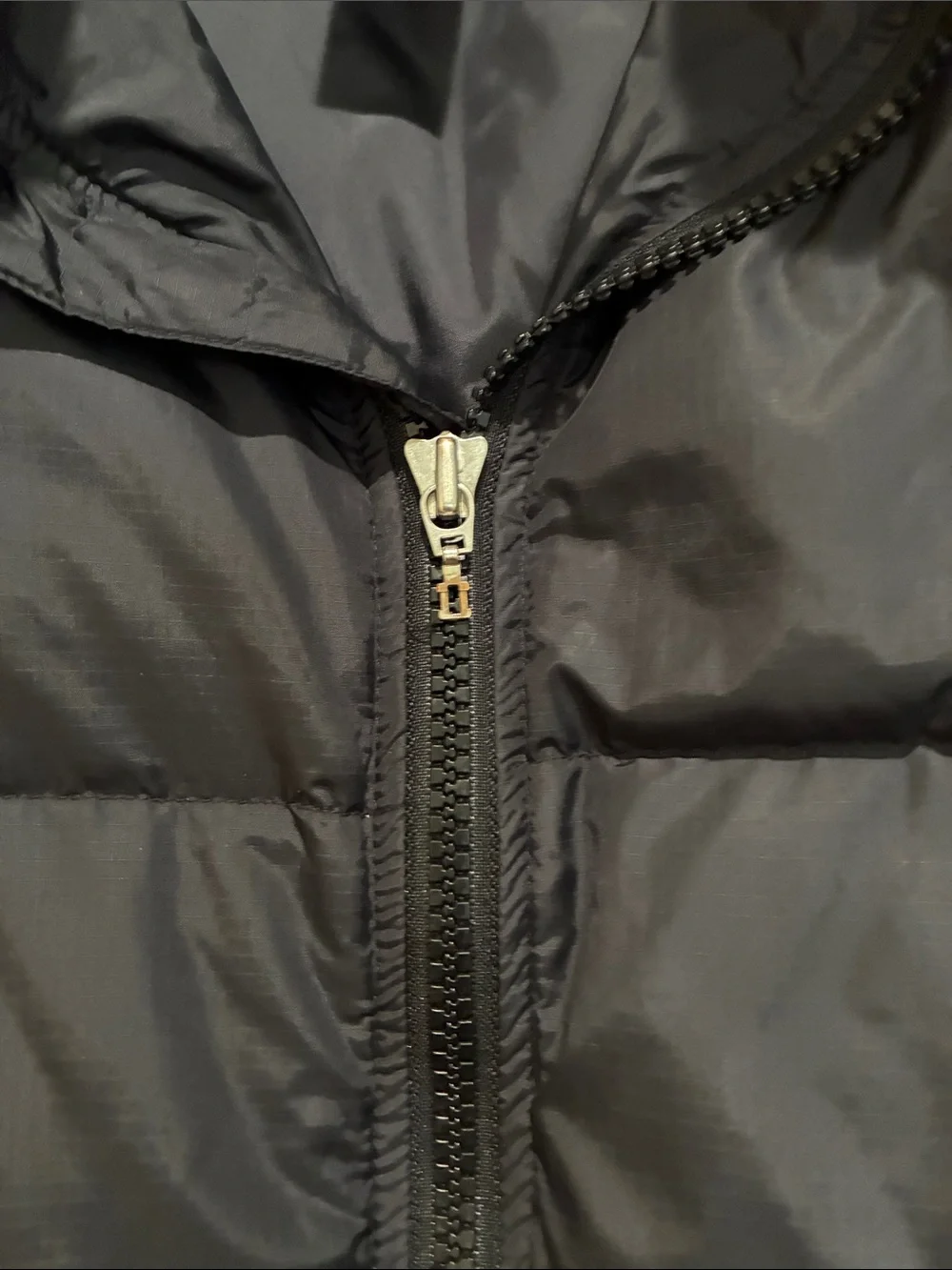 Eddie Bauer Navy Quilted  down goose Puffer Vest